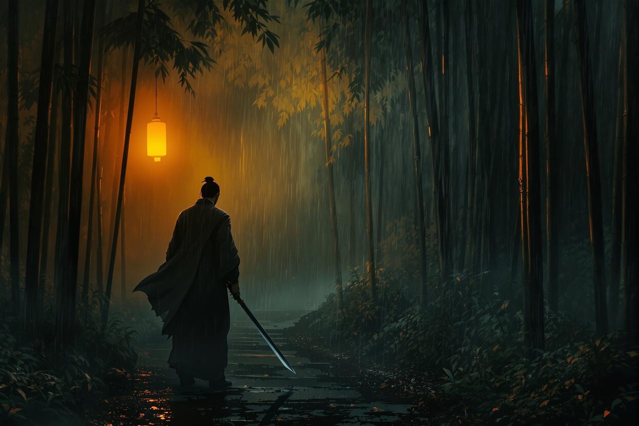 江湖夜雨 - 2024年作品 快影 - 江湖夜雨 - 新派武侠回归之作海报