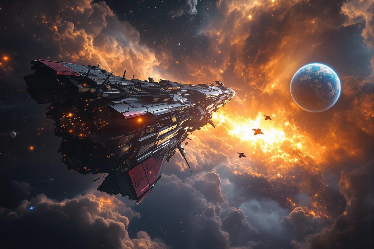 星际归途 - 2025年作品 快影 - 星际归途 - 人类星际移民科幻巨制海报